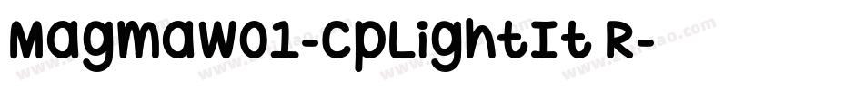 MagmaW01-CpLightIt R字体转换